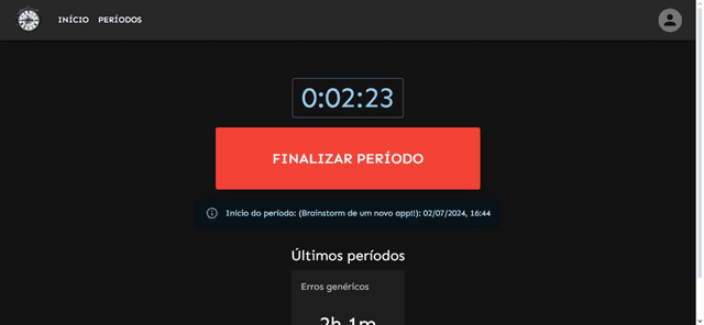 Timer de tarefas